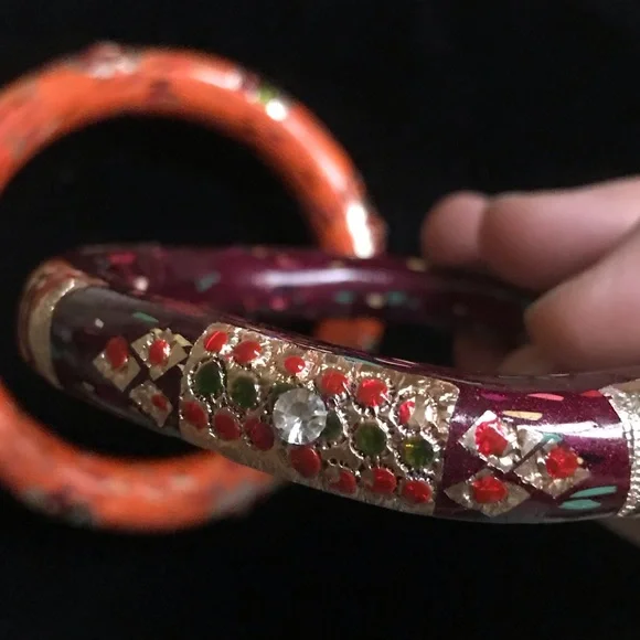 Wooden Bangles/bracelets from India - Picture 4 of 7